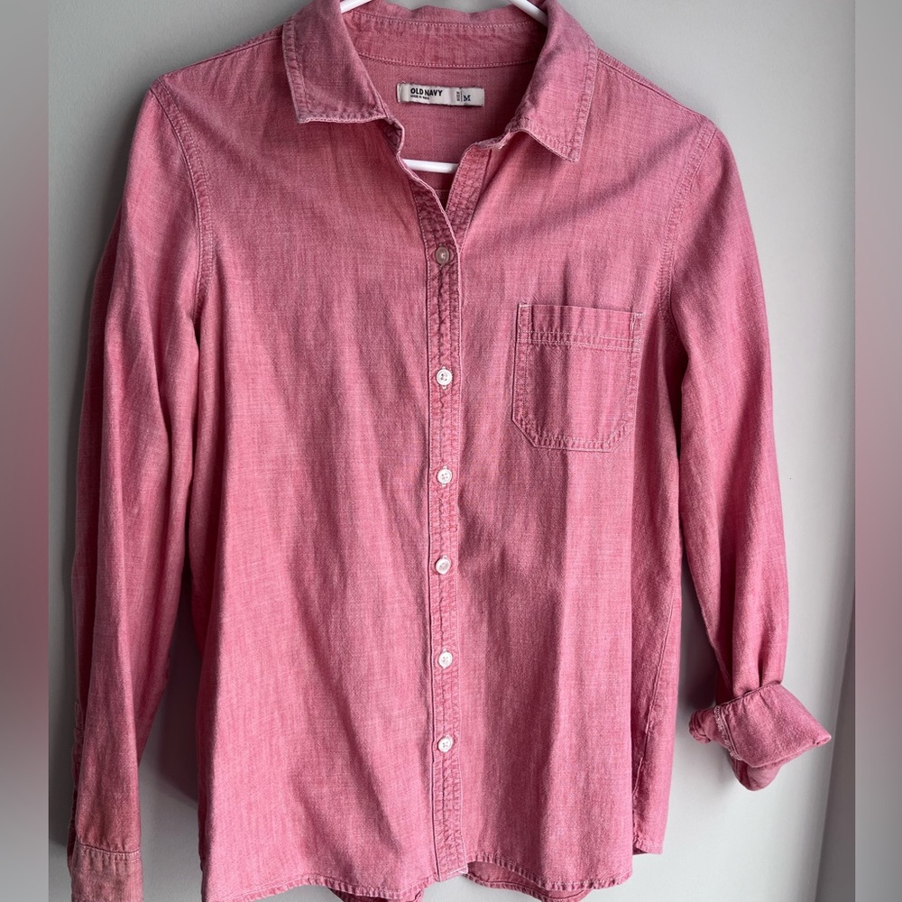 Woman button down shirt